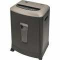 Business Source 6 gal Bin Cross-Cut Shredder - Black Graphite BU465781